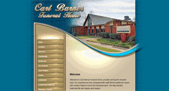 Desktop Screenshot of carlbarnesfuneralhome.net